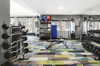 State-of-the-art gym and spin studio